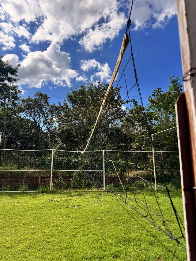 Exterior — Caminho com pedras decorativas e canteiros laterais