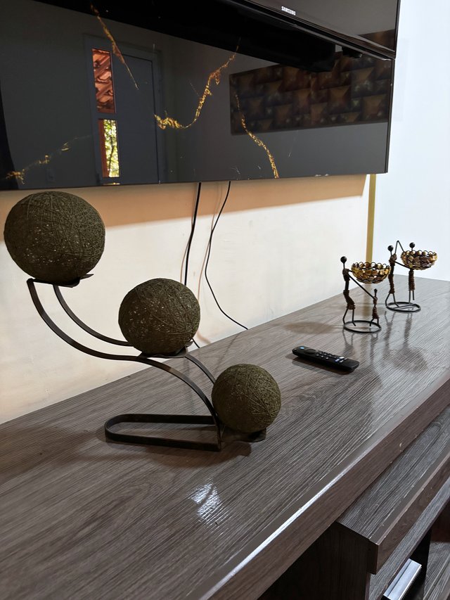 Sala de Estar — Almofadas dispostas no sofá